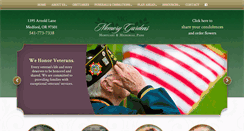 Desktop Screenshot of memorygardensmortuary.com